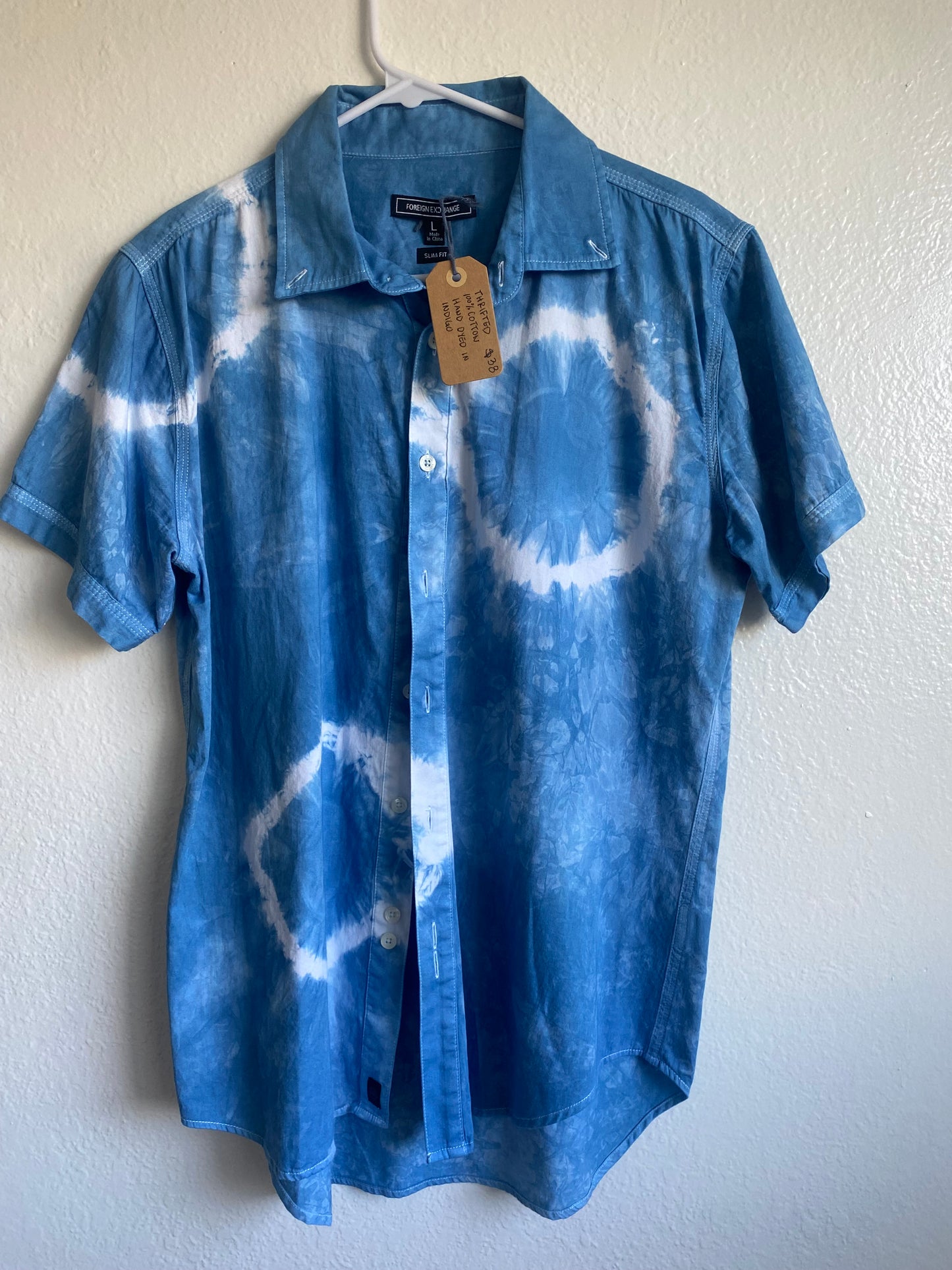 Cotton Button Up Short-Sleeved