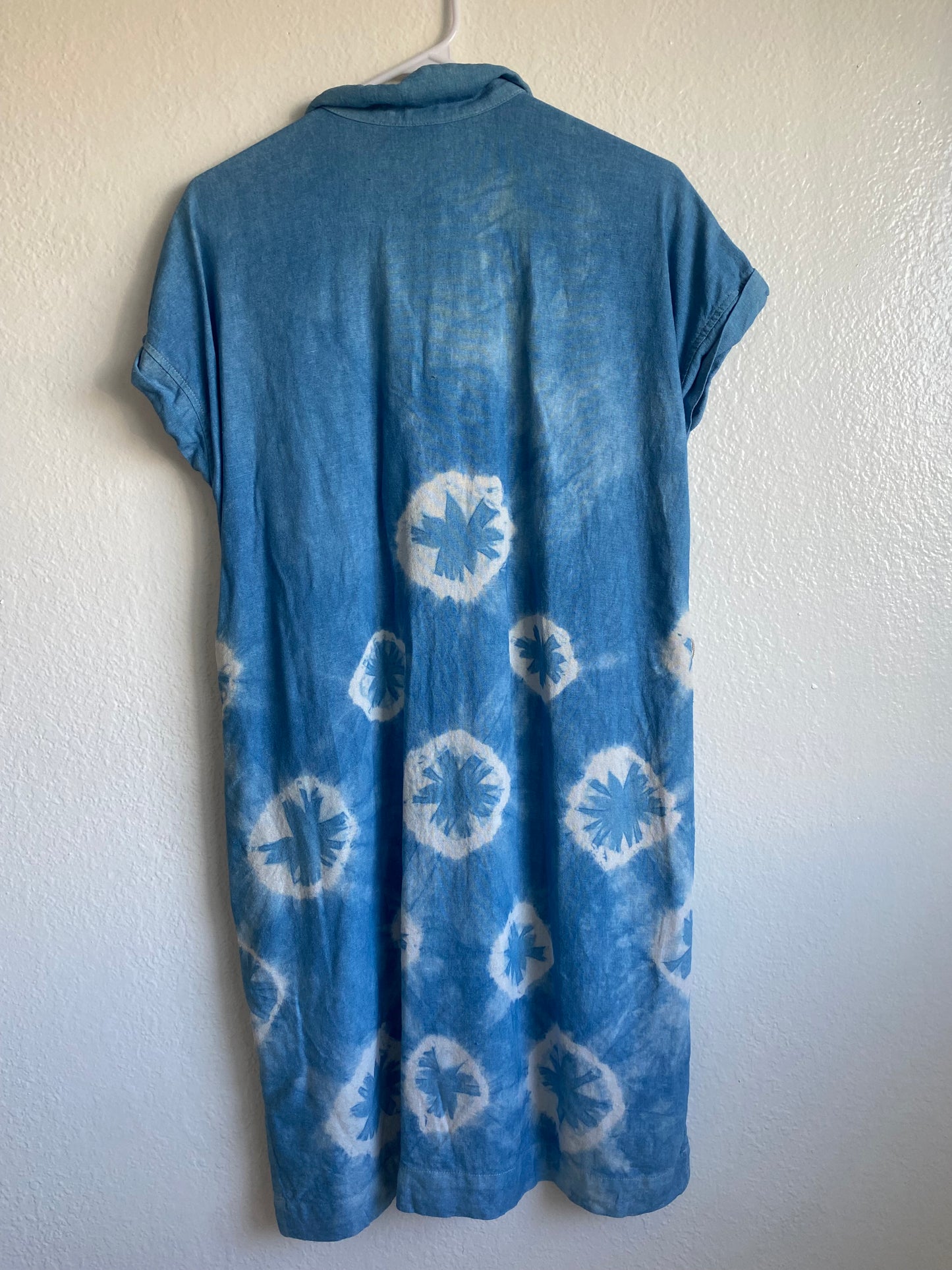 Linen and Rayon Button Down Dress